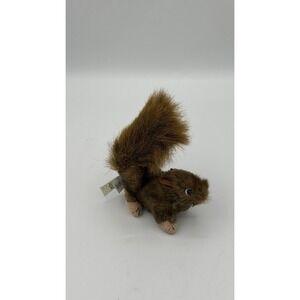 Folkmanis Mini Red Squirrel Finger Puppet Plush Preschool Pretend Play Realistic